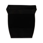 11.75" Fluted Metal Square Planter
