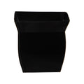 8" Fluted Metal Square Planter