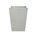 13” Classic Square Metal Planter