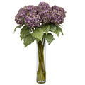 Hydrangea w/Cylinder Purple