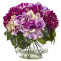 Mixed Hydrangea w/Vase Beauty