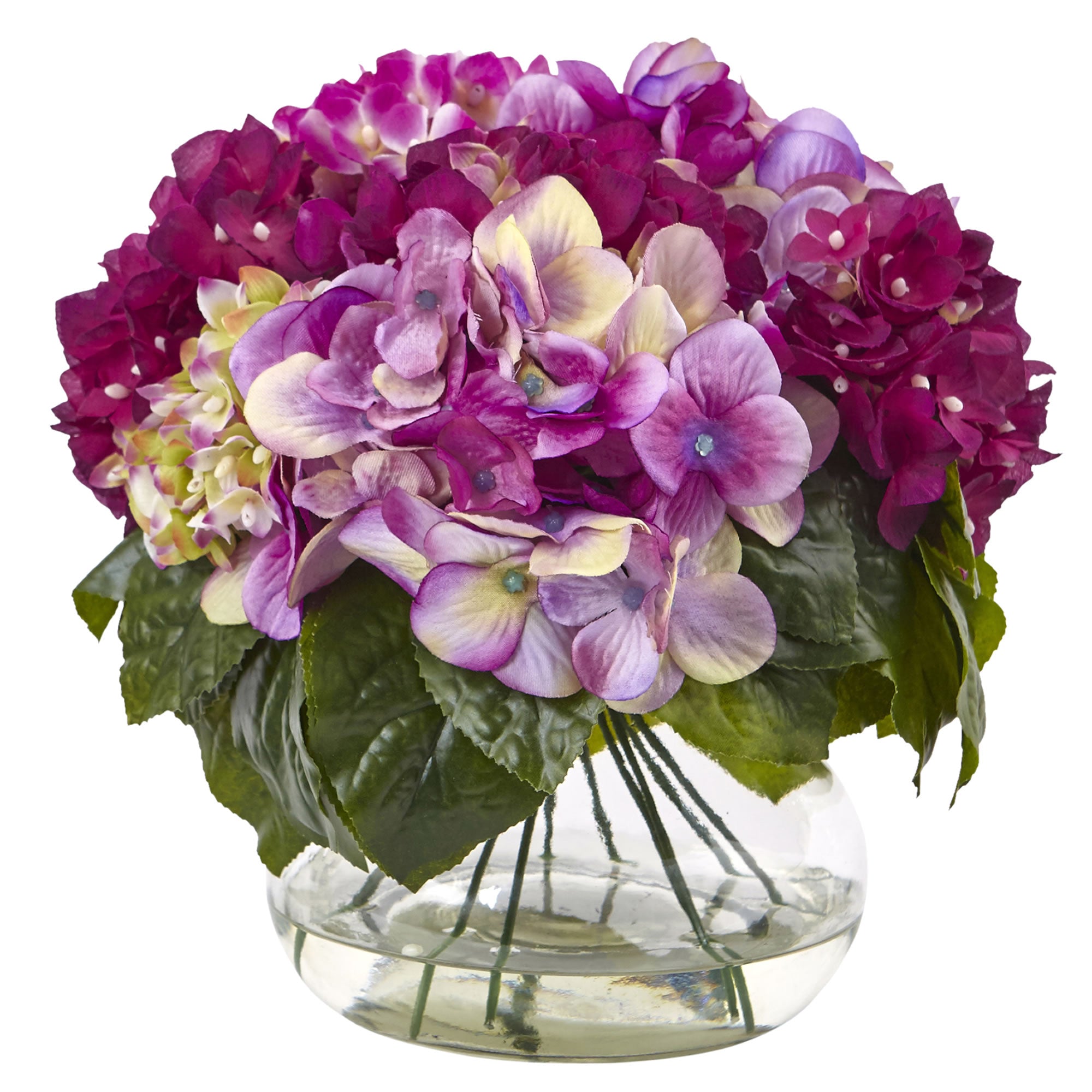 Mixed Hydrangea w/Vase Beauty