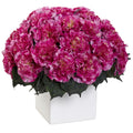 Carnation Arrangement w/Vase Dark Pink