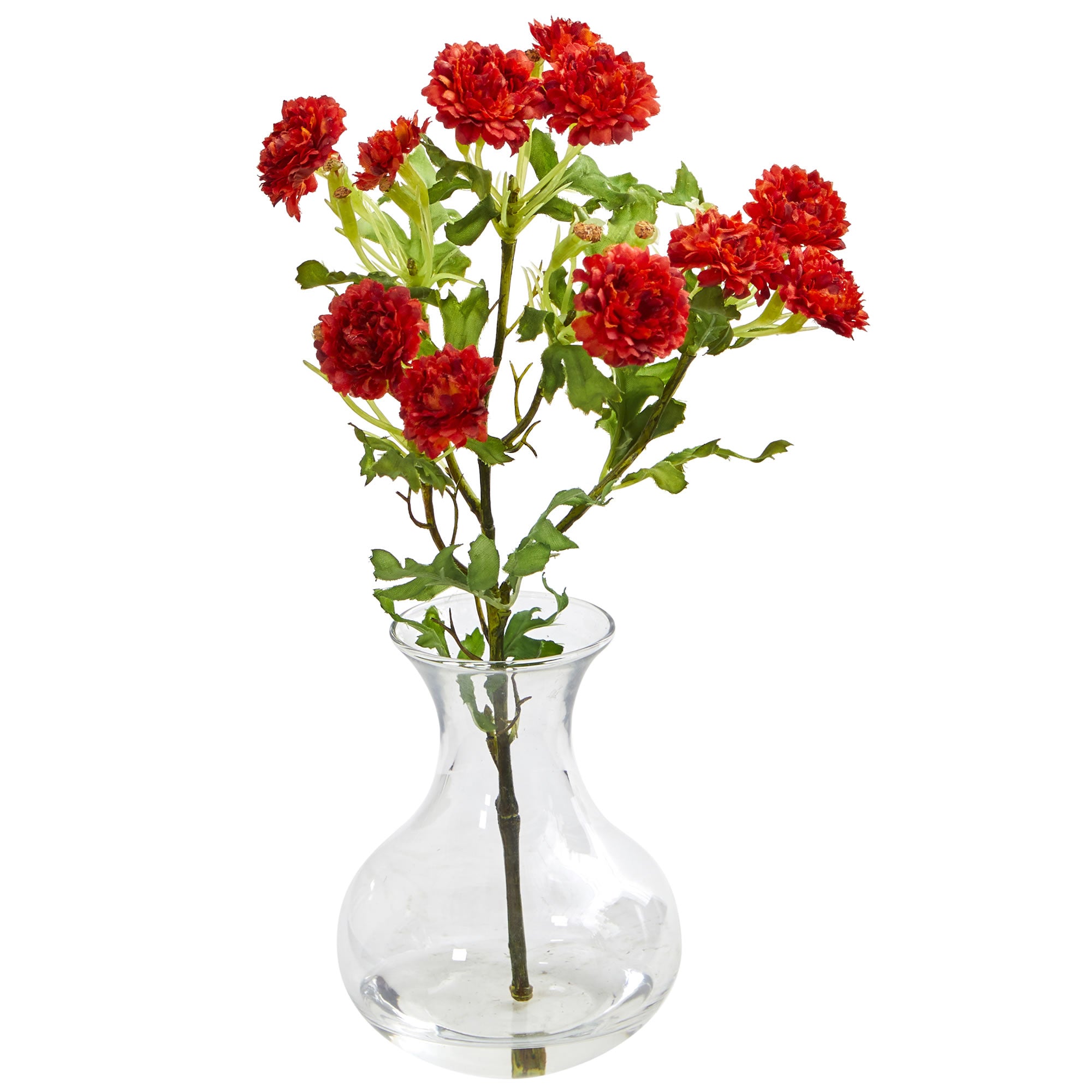 10" Japanese Artificial Arrangement in Vase (Set of 2)