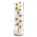 20" Cymbidium Orchid Artificial Arrangement in Tall Vase