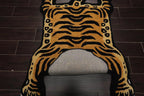 Tiger Handmade 100% Wool Novelty/Animal Oriental Area Rug Gold 3' x 5'