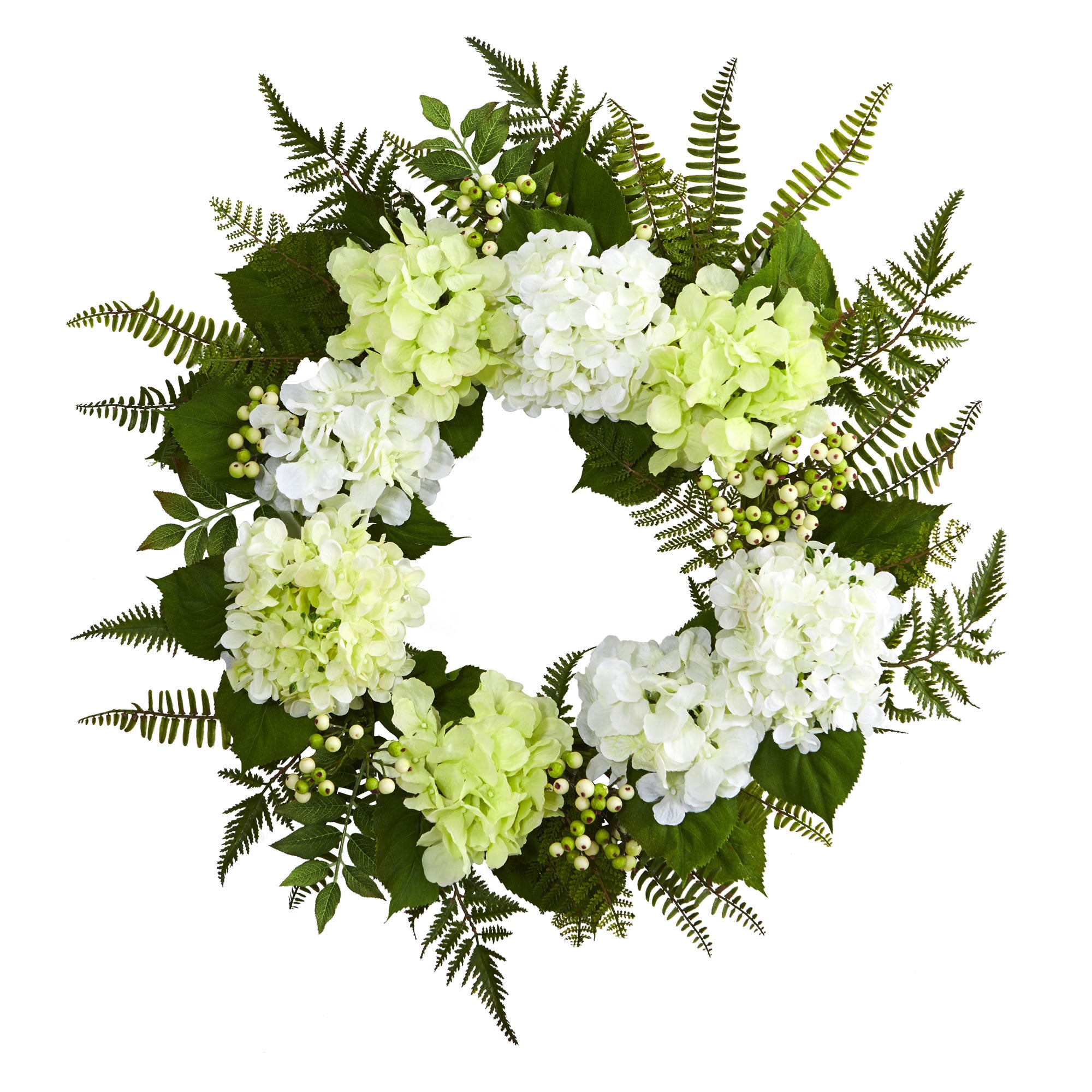 24" Hydrangea Berry Wreath