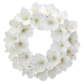 24" Amaryllis Artificial Wreath