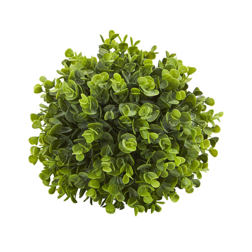 10" Eucalyptus Decorative Artificial Ball (Set of 4)