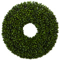 24" Boxwood Artificial Wreath