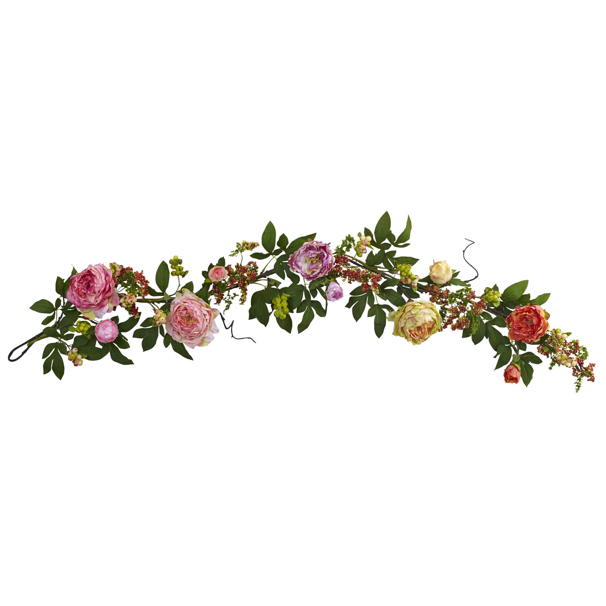 60'' Peony Garland