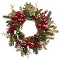 24" Ornament Pine & Pine cone  Wreath