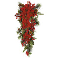 30" Poinsettia Teardrop