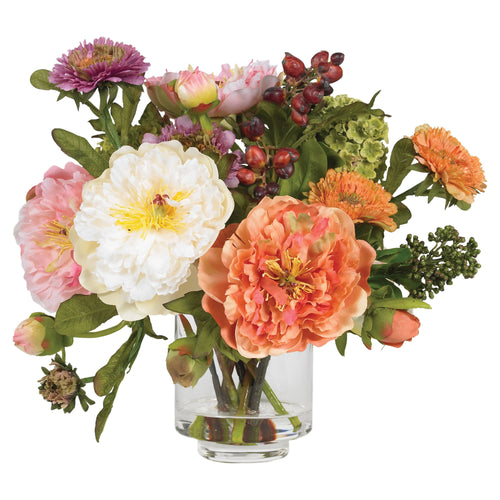 10" Peony Arrangement