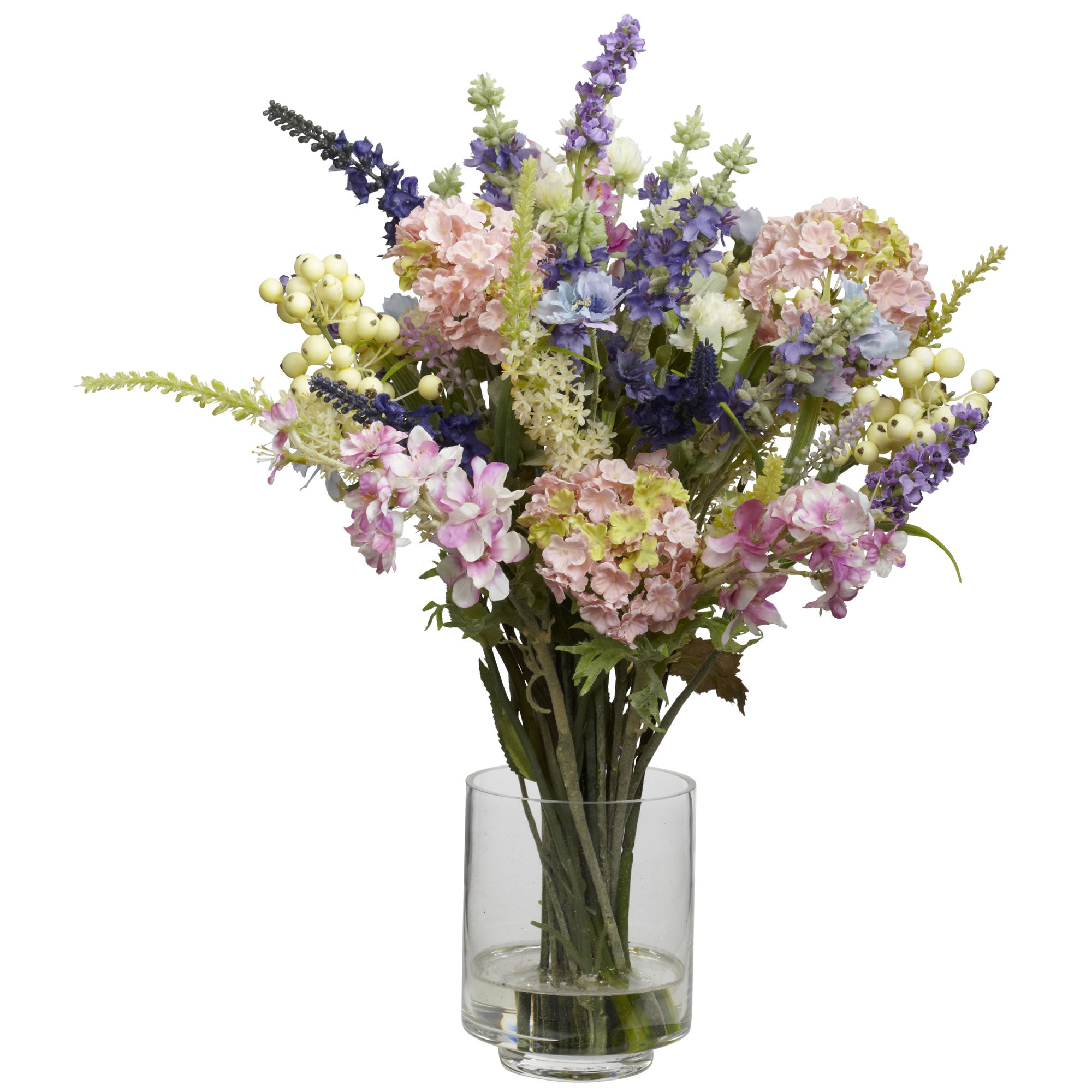 16" Lavender & Hydrangea Arrangement