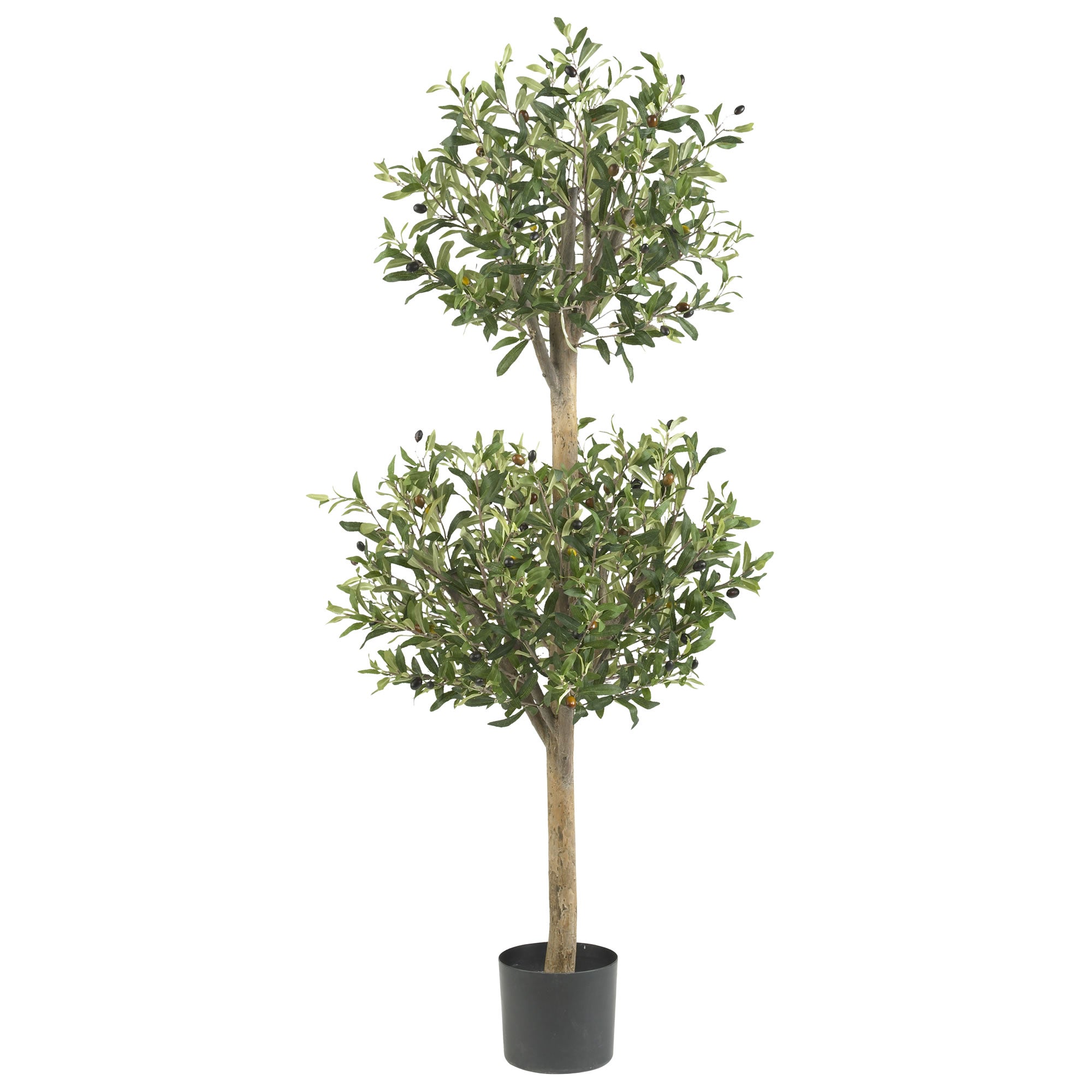 4.5' Olive Double Topiary Tree w/1794 Lvs