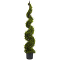 5' Cypress Spiral Topiary Artificial Tree