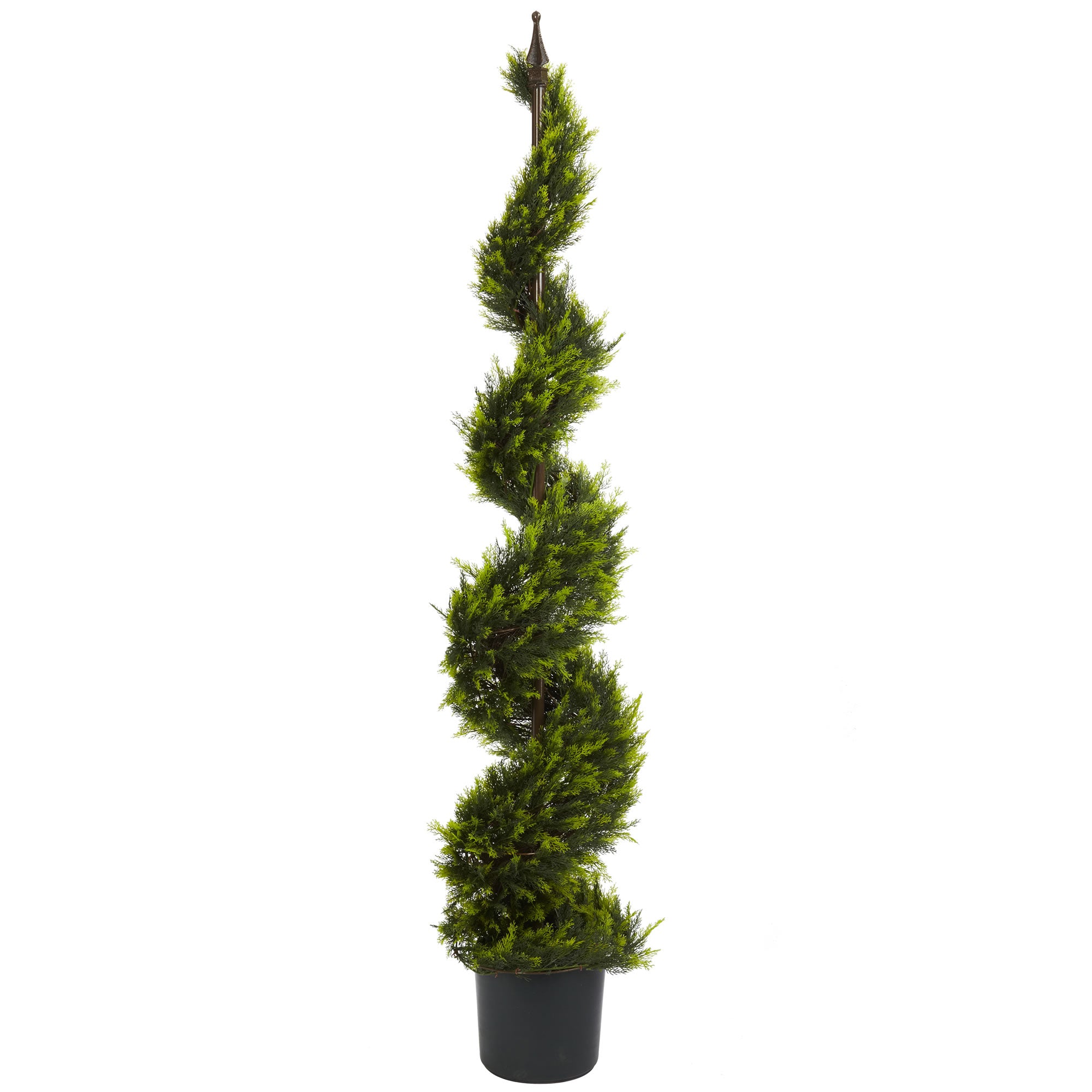 5' Cypress Spiral Topiary Artificial Tree