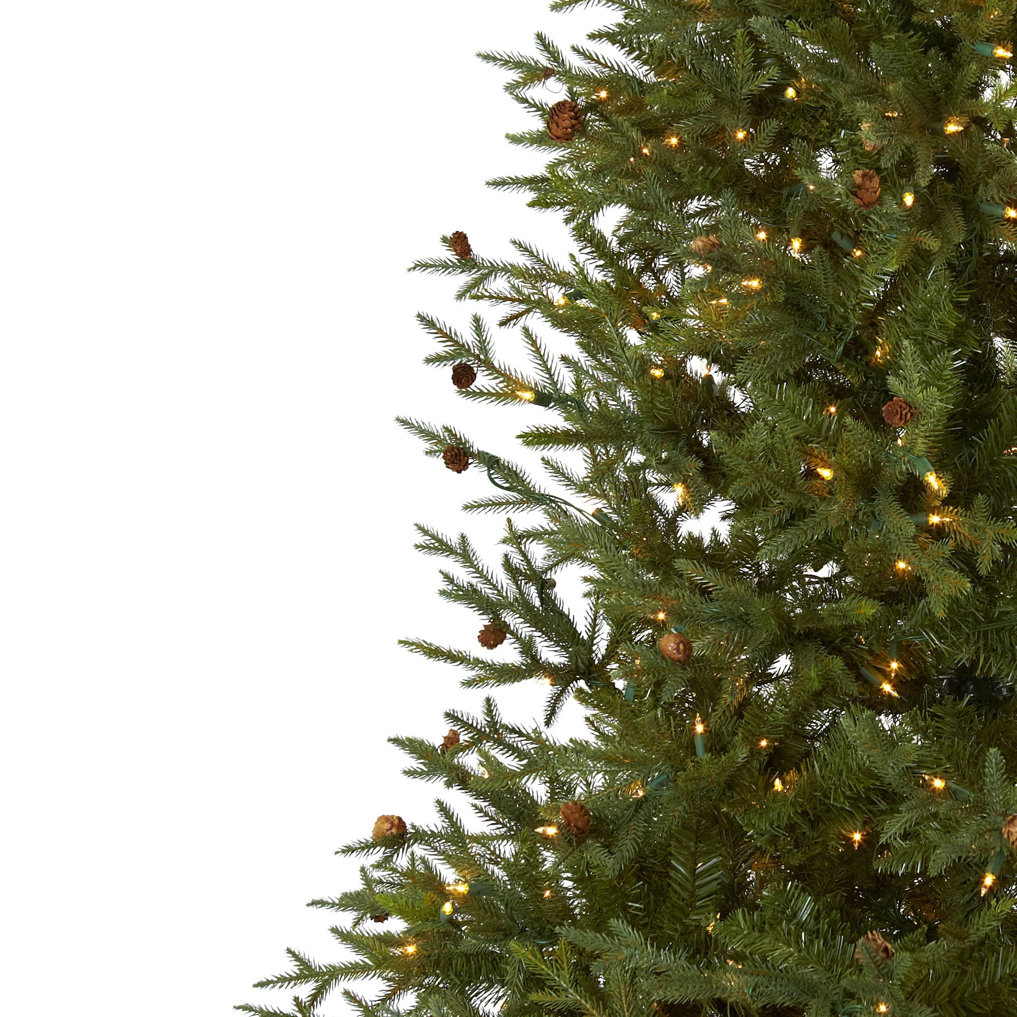 7.5' Classic Christmas Tree w/1410 Tips & 500 Clear Lights