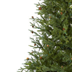 7.5' Classic Christmas Tree w/1410 Tips & 500 Clear Lights