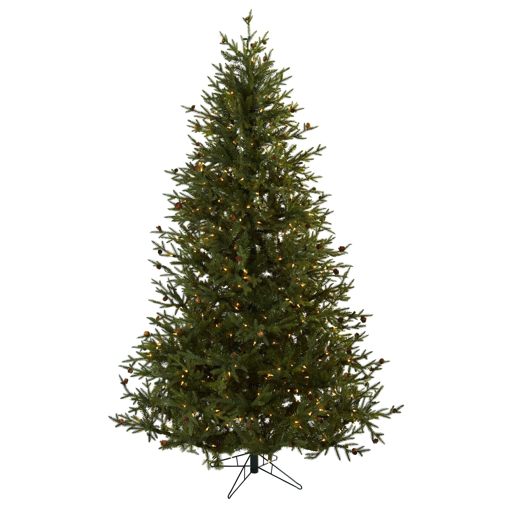 7.5' Classic Christmas Tree w/1410 Tips & 500 Clear Lights
