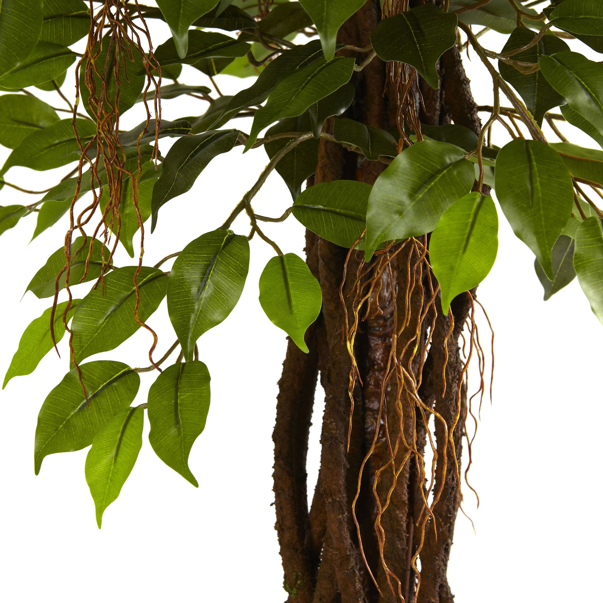 7.5' Ficus Tree UV Resistant w/1764 Lvs & 12 Vines (In/Out)