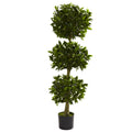 5' Triple Bay Leaf Top UV Resit w/1404 Lvs (Indoor/Outdoor)