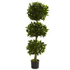 5' Triple Bay Leaf Top UV Resit w/1404 Lvs (Indoor/Outdoor)