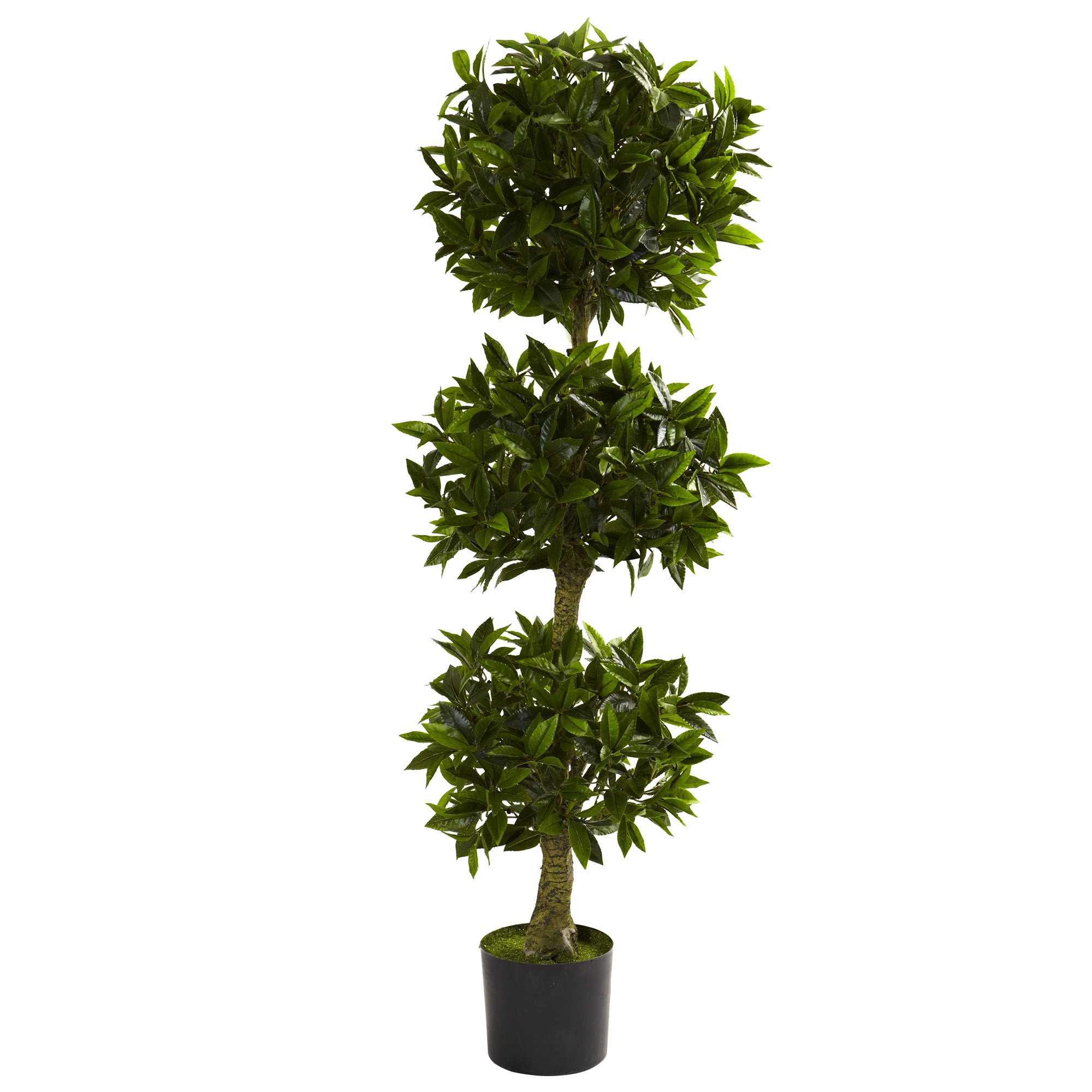 5' Triple Bay Leaf Top UV Resit w/1404 Lvs (Indoor/Outdoor)