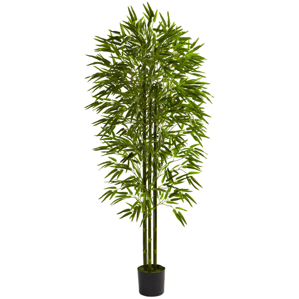6' Bamboo Tree UV Resistant x 3 w/1280 Lvs (Indoor/Outdoor)