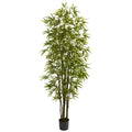 7' Green Bamboo Tree x 10 w/2220 Lvs