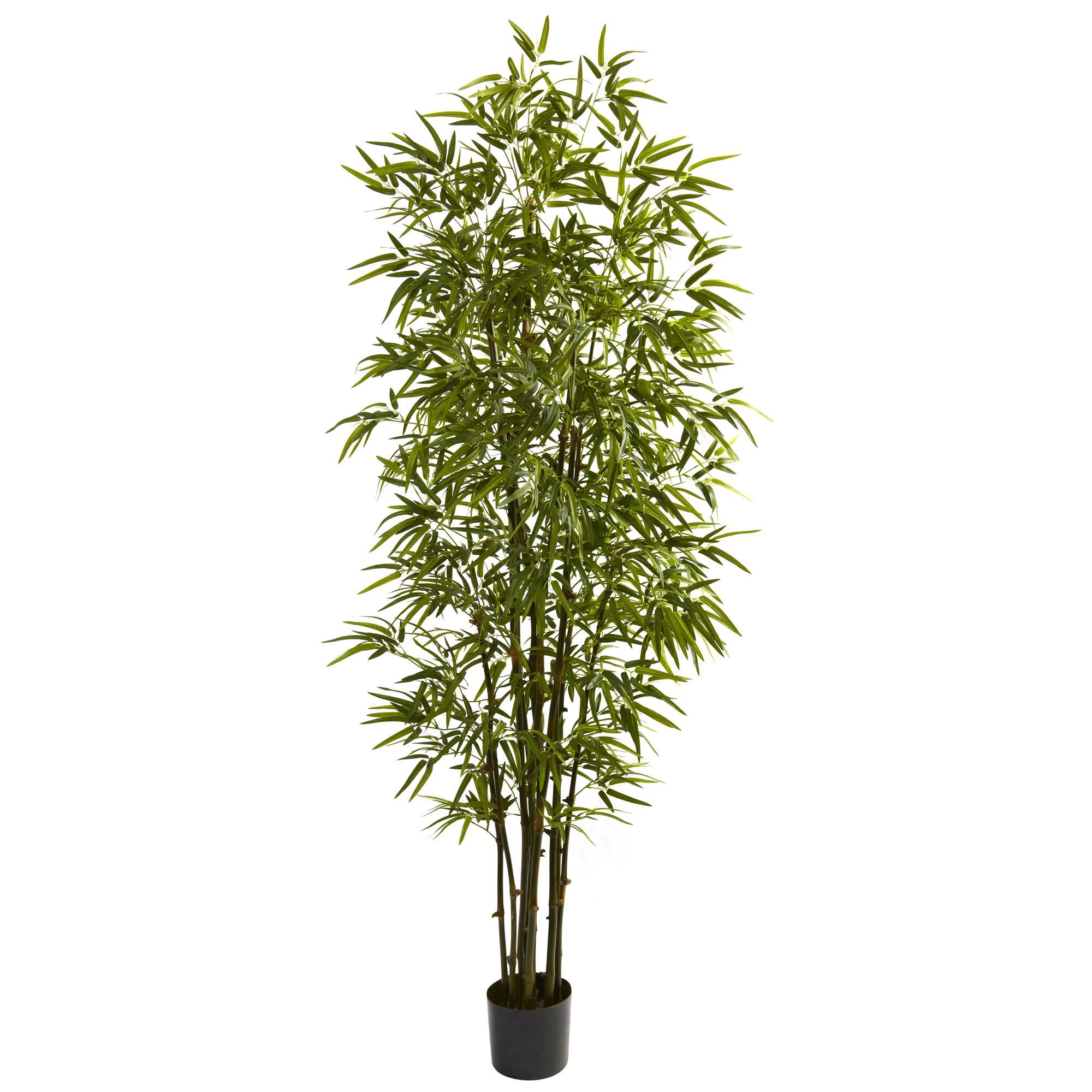 7' Green Bamboo Tree x 10 w/2220 Lvs