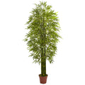 7' Bamboo Tree w/2400 Lvs UV Resistant (Indoor/Outdoor)