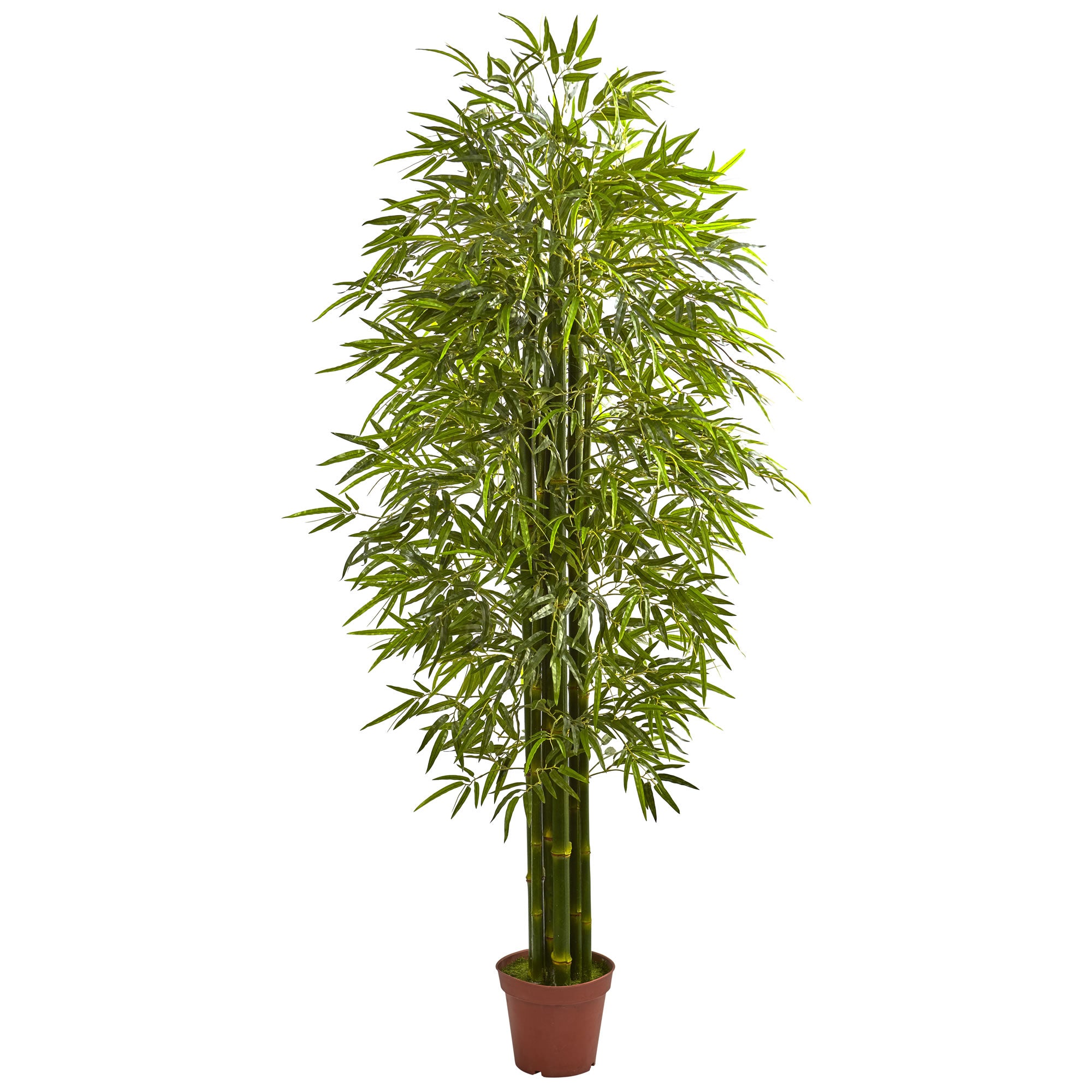 7' Bamboo Tree w/2400 Lvs UV Resistant (Indoor/Outdoor)