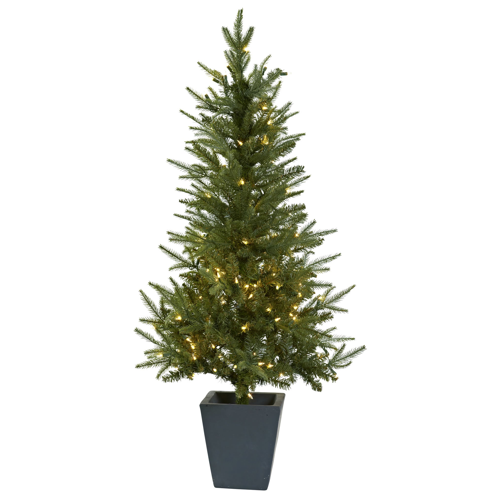 4.5' Christmas Tree w/Planter 275 Tips & 150 Clear Lights