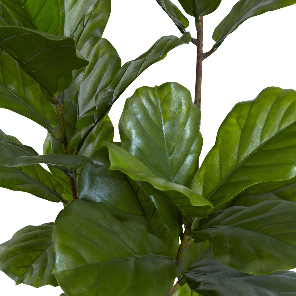 65" Fiddle Leaf Tree UV Resistant (Indoor/Outdoor)