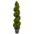 4' Boxwood Spiral Topiary Tree UV Resistant (Indoor/Outdoor)