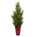 27" Mini Cedar Pine Tree in Planter (Indoor/Outdoor)