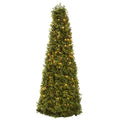 39" Boxwood Cone w/Lights