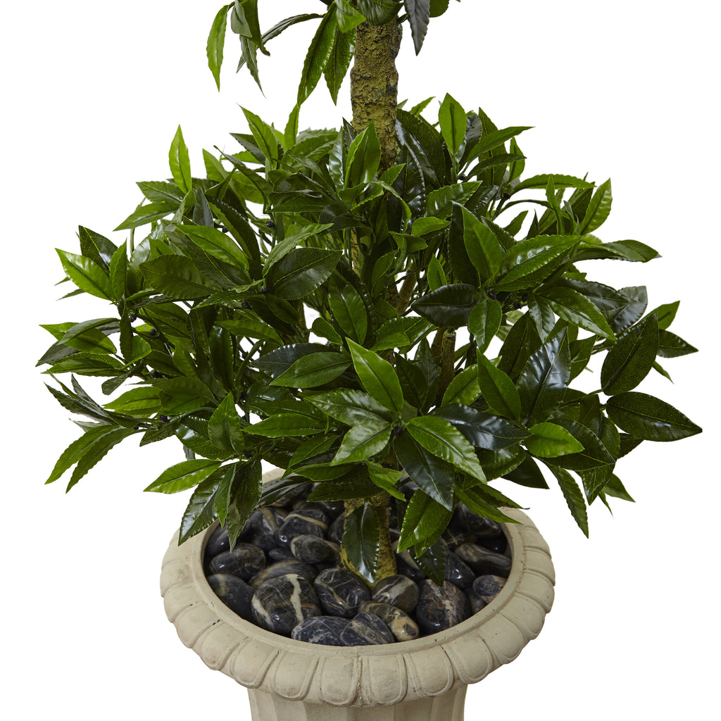 5.5' Triple Bay Leaf in Urn UV Resistant (Indoor/Outdoor)