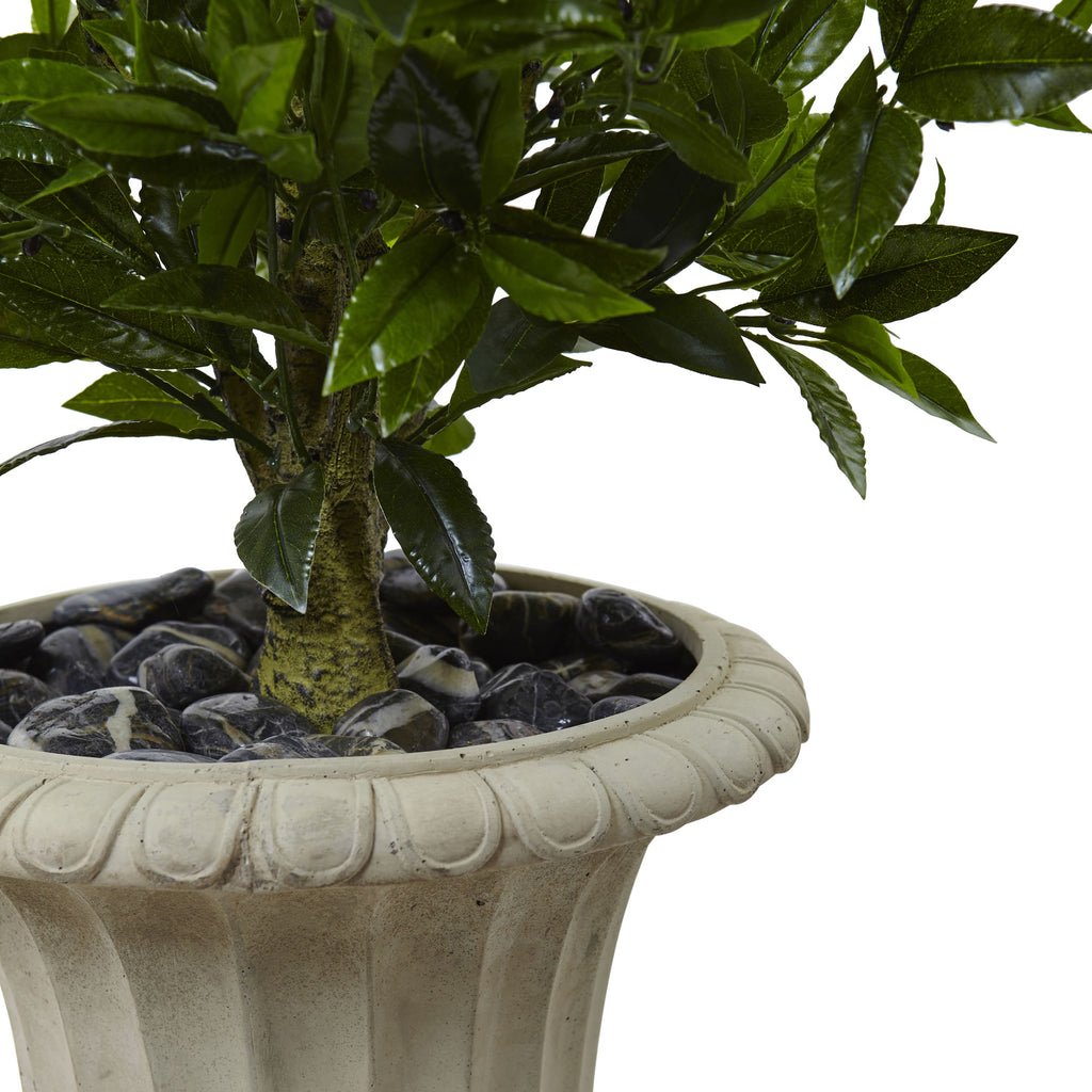 5.5' Triple Bay Leaf in Urn UV Resistant (Indoor/Outdoor)