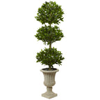 5.5' Triple Bay Leaf in Urn UV Resistant (Indoor/Outdoor)