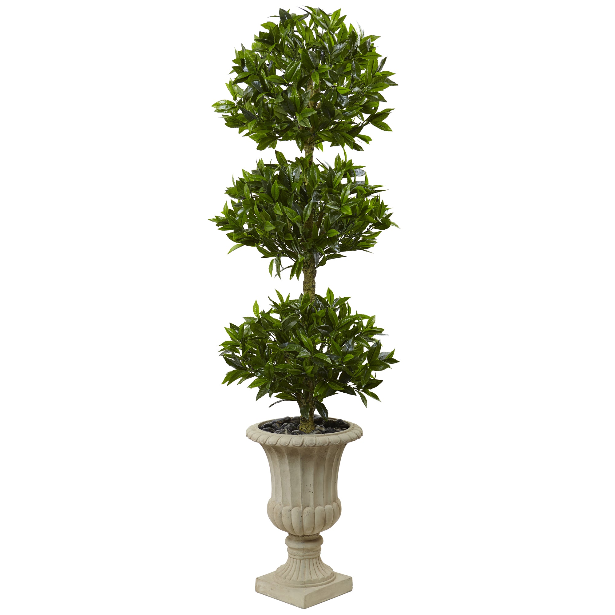 5.5' Triple Bay Leaf in Urn UV Resistant (Indoor/Outdoor)