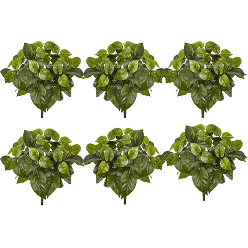 16" Pothos Artificial Plant (Set of 6)