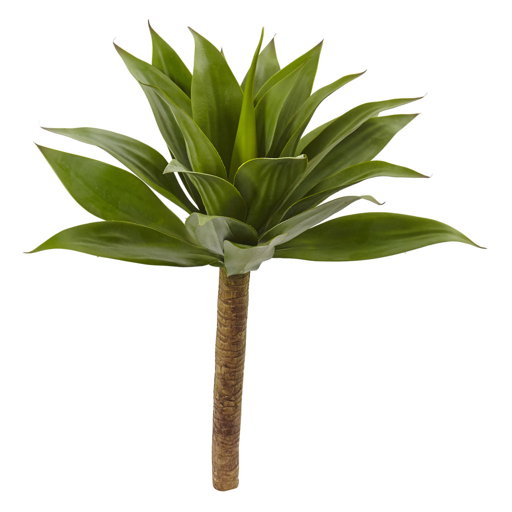 32" Agave Plant w/23 Lvs x 3 Section Stem
