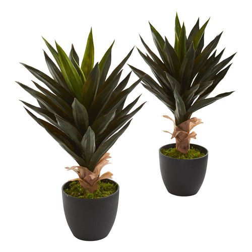 20" Agave Artificial Plant (Set of 2)