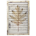 24" Maple Leaf Window Shutter Wall Decor