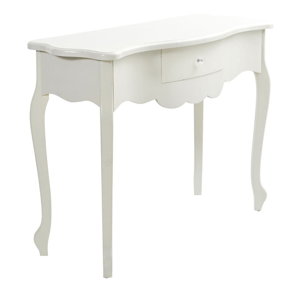 45.5'' Vintage White Desk with Drawer