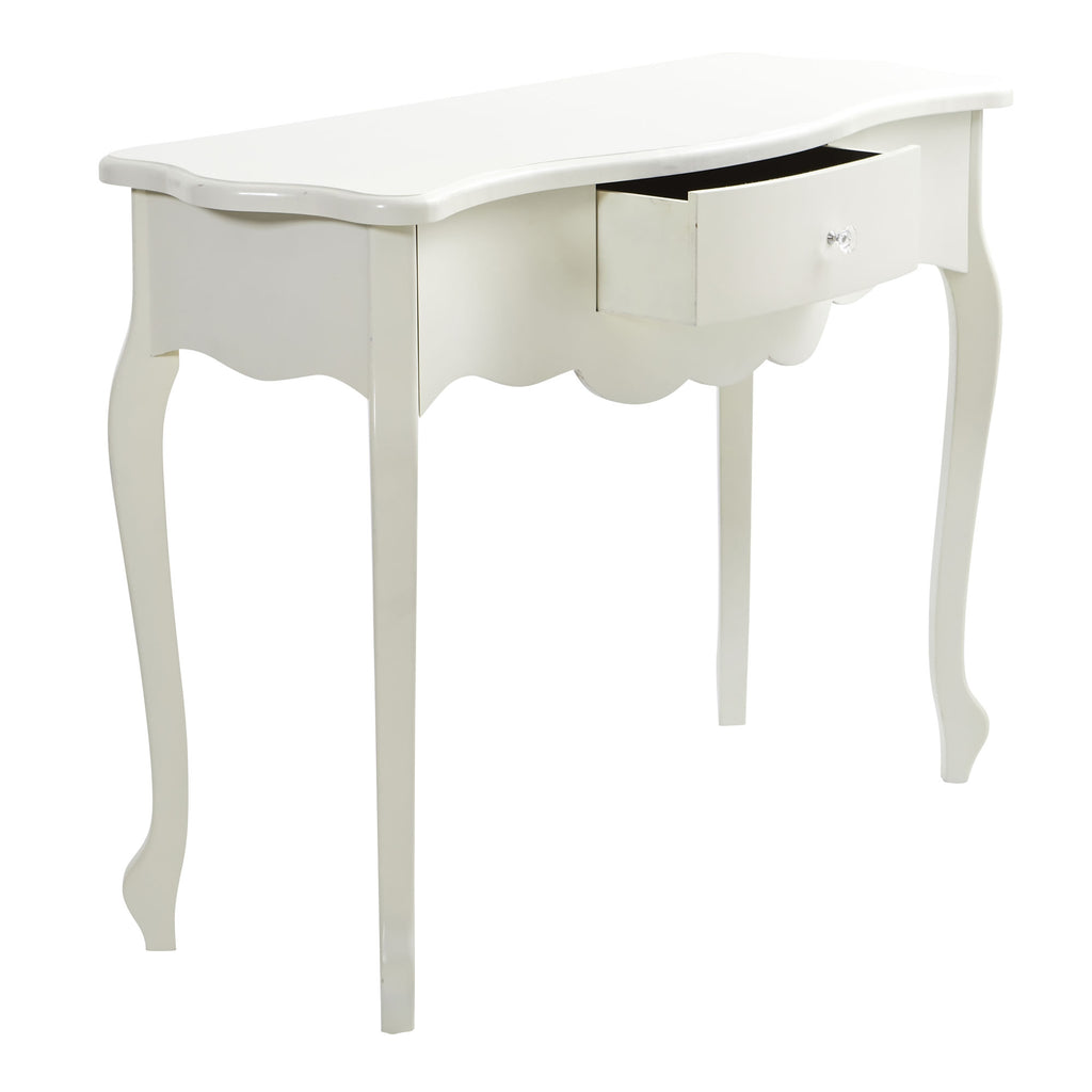 45.5'' Vintage White Desk with Drawer
