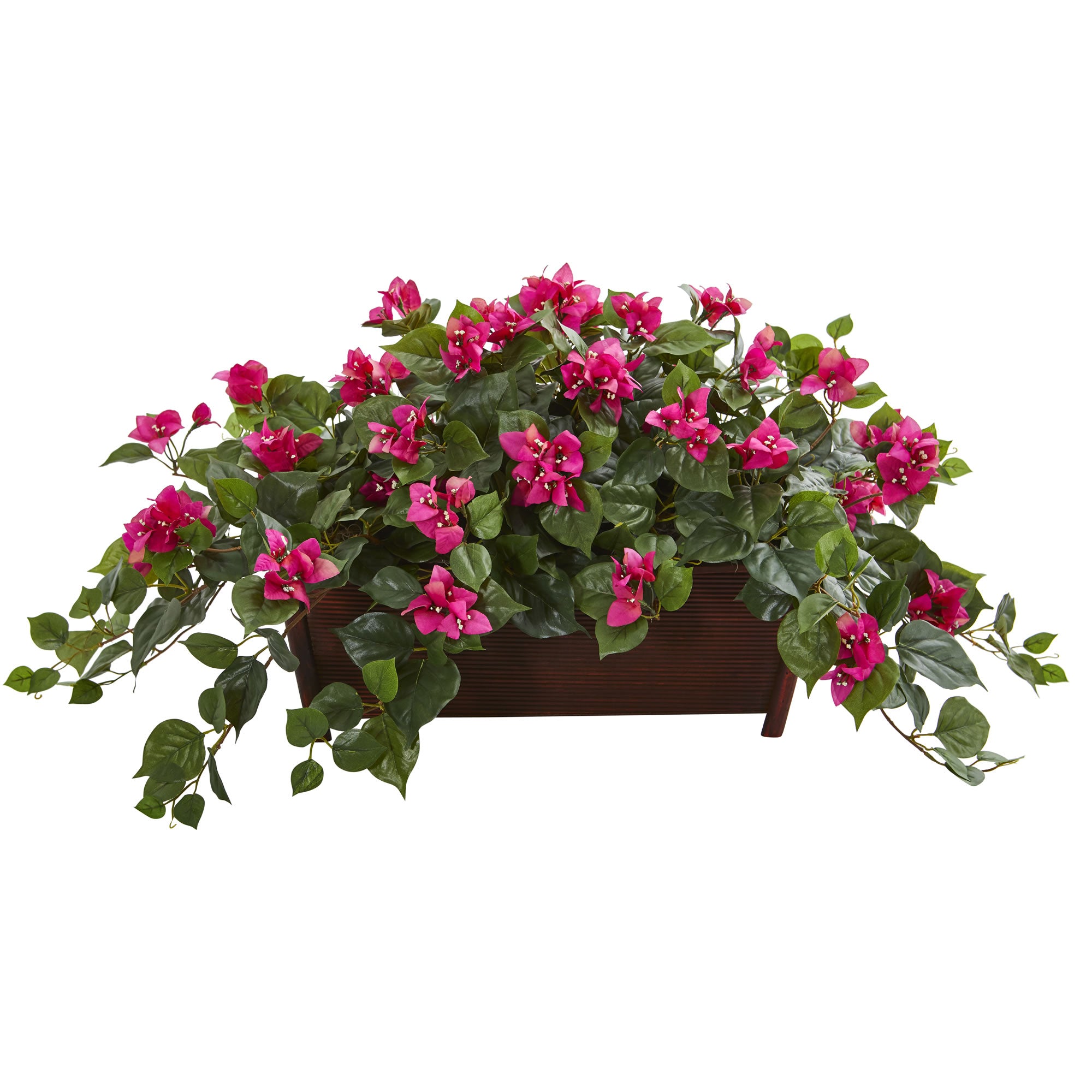 18" Bougainvillea Artificial Plant in Decorative Planter